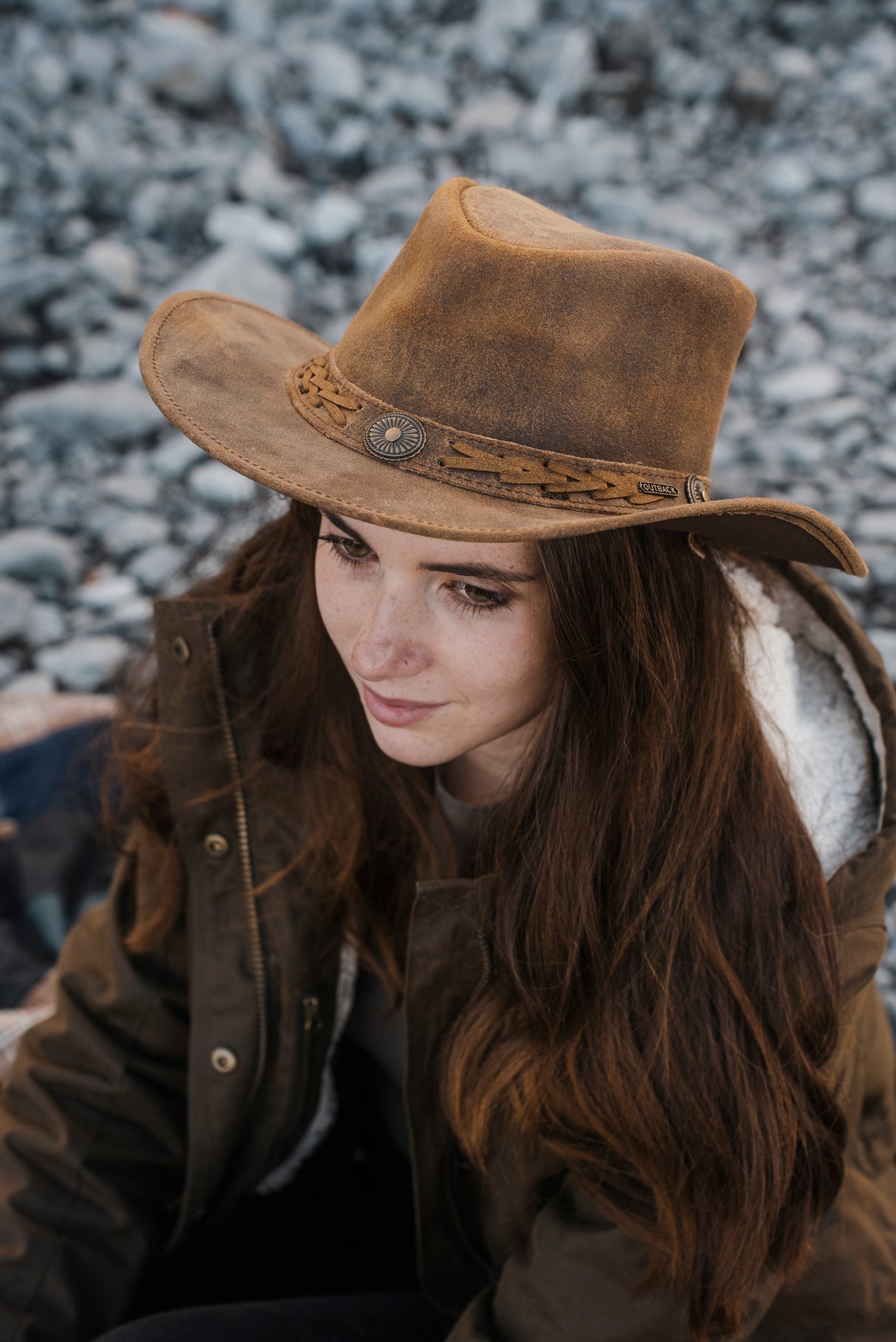 Outback Ridge Leather Hat