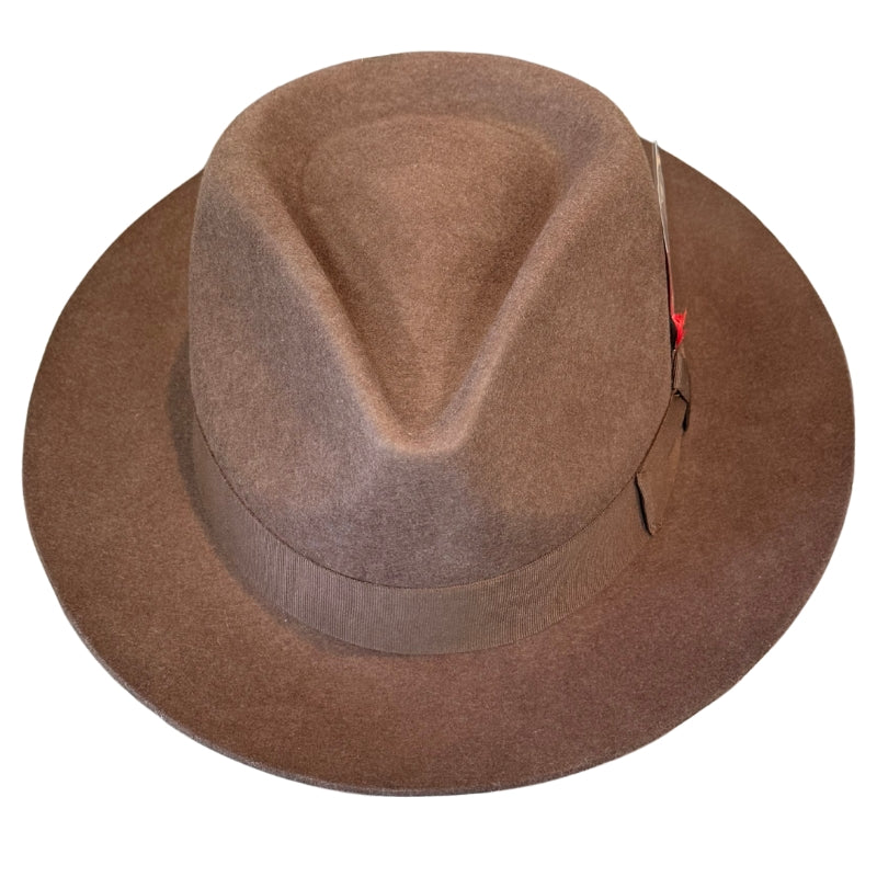 High Roller Brown Fedora Shop Online Hatworx NZ