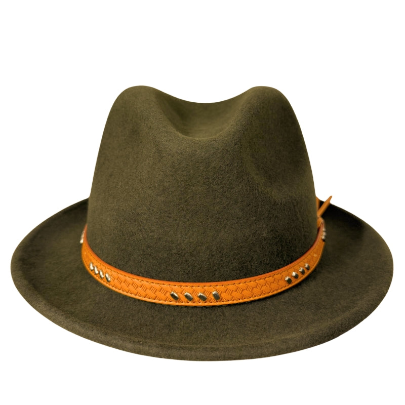 High Roller Green Trilby Shop Online Hatworx NZ
