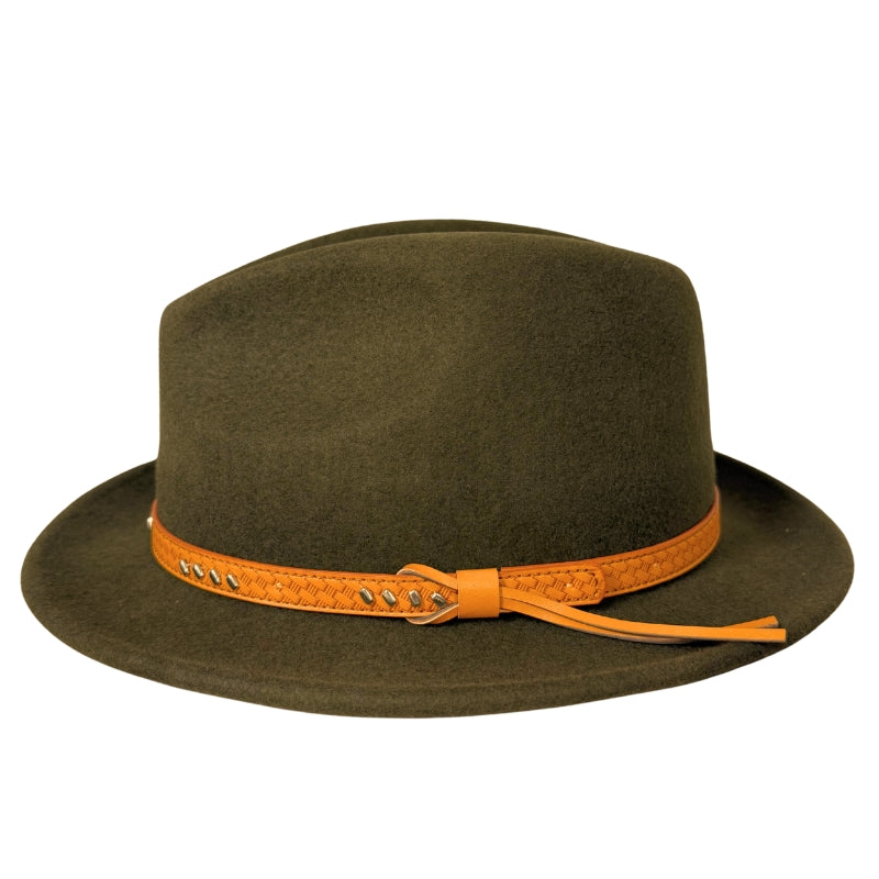 High Roller Green Trilby Shop Online Hatworx NZ