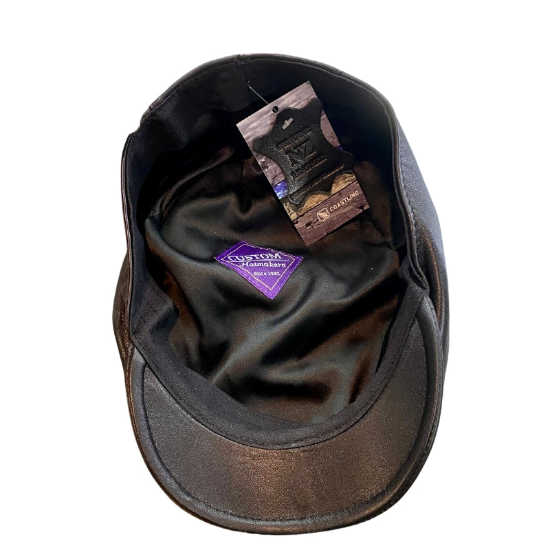 Lambskin Leather Cheesecutter Hatworx NZ