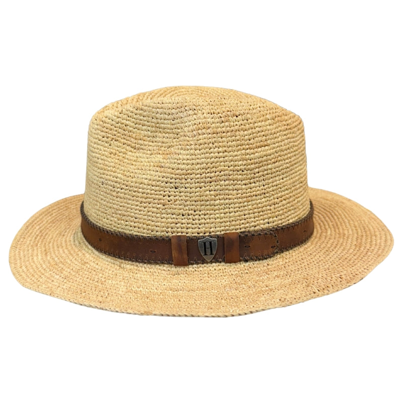 Crocheted Raffia Straw Fedora Shop Online Hatworx NZ