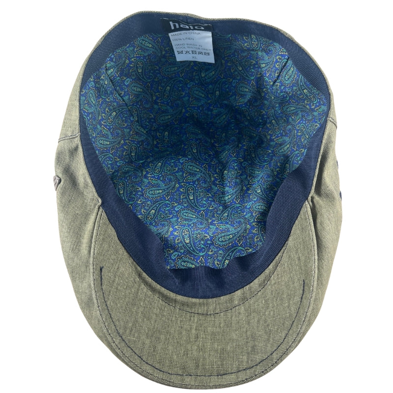 Khaki Linen Cheesecutter Shop Hatworx NZ Online