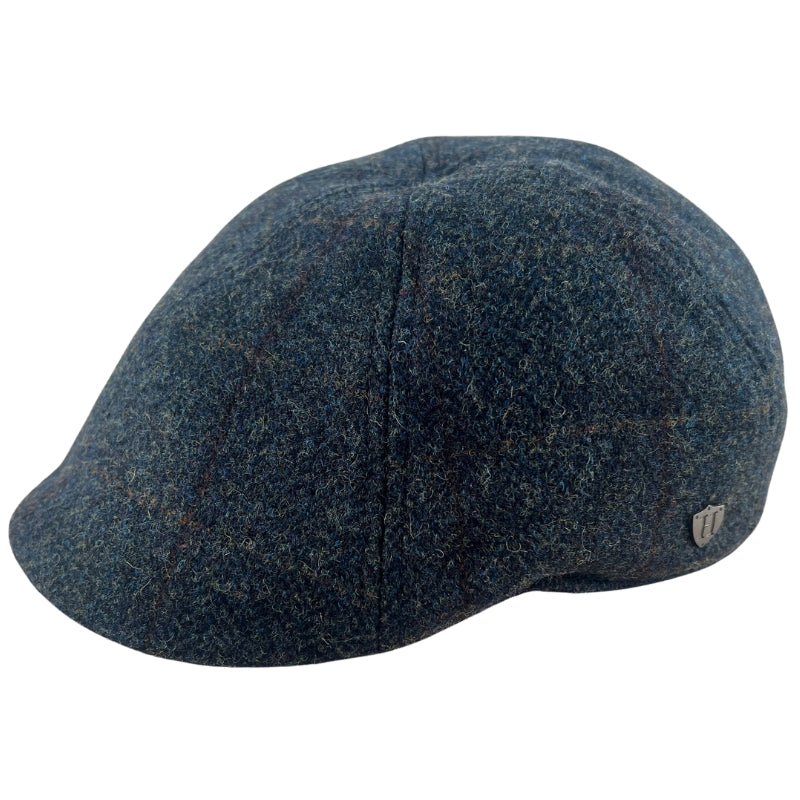 Harris Tweed Navy Duckbill Cheesecutter Shop Hatworx NZ Online