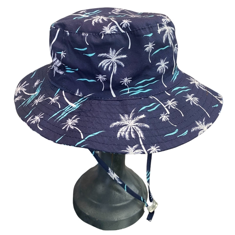 Devon/Eddie Palm Tree Bucket Hat Hatworx NZ
