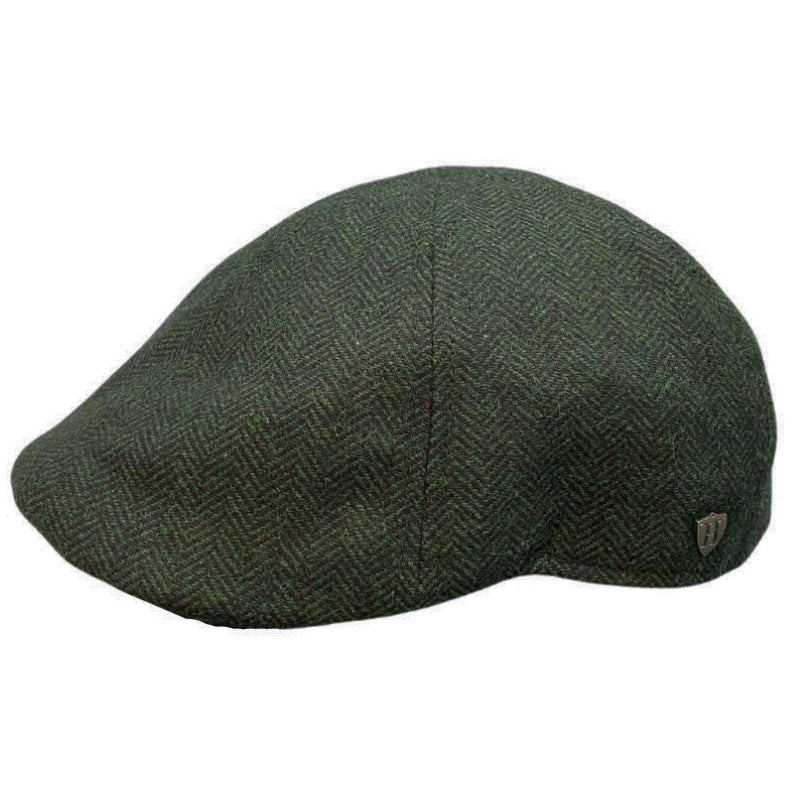 Hatworx Halo Herringbone Cheesecutter Ivy Cap NZ