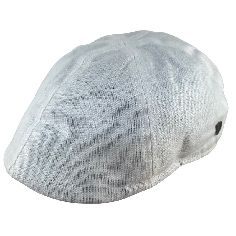 Linen Ivy Cap - White Hatworx NZ