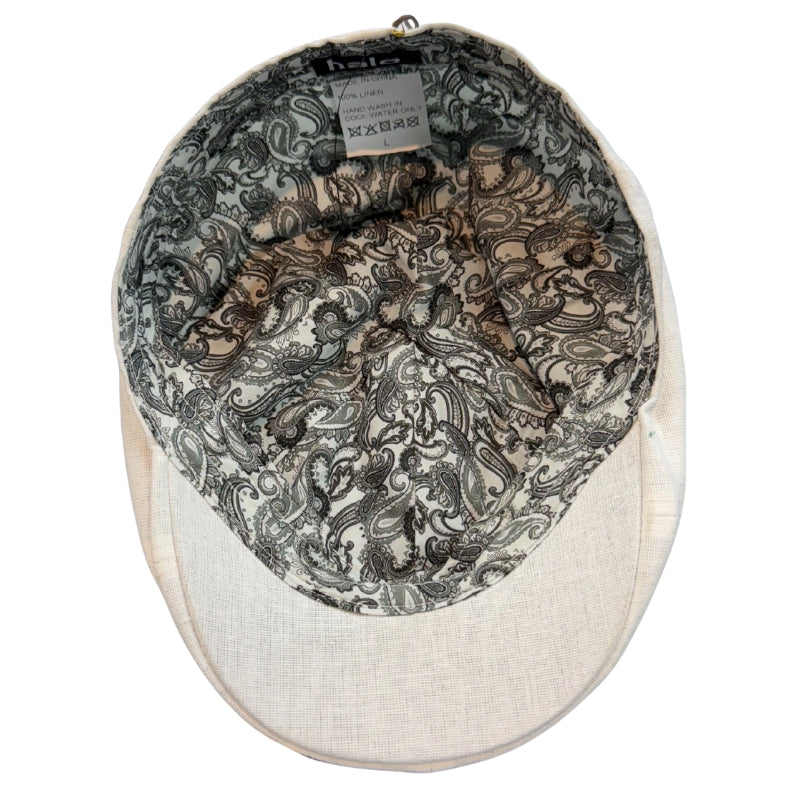 Linen Ivy Cap - White Hatworx NZ