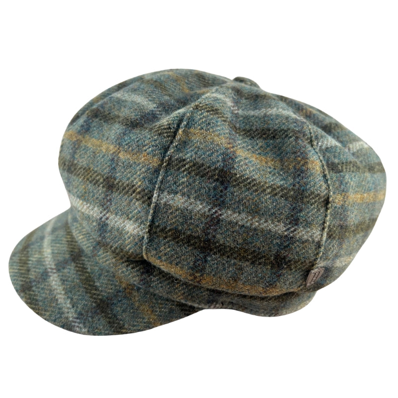 Hatworx Herringbone Bakerboy/Girl Hat NZ Green
