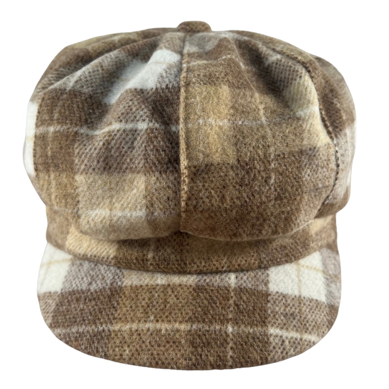 Hatworx Herringbone Bakerboy/Girl Hat NZ Tan