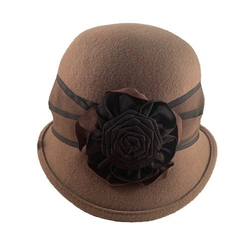 Hatworx Vintage Brown Cloche NZ