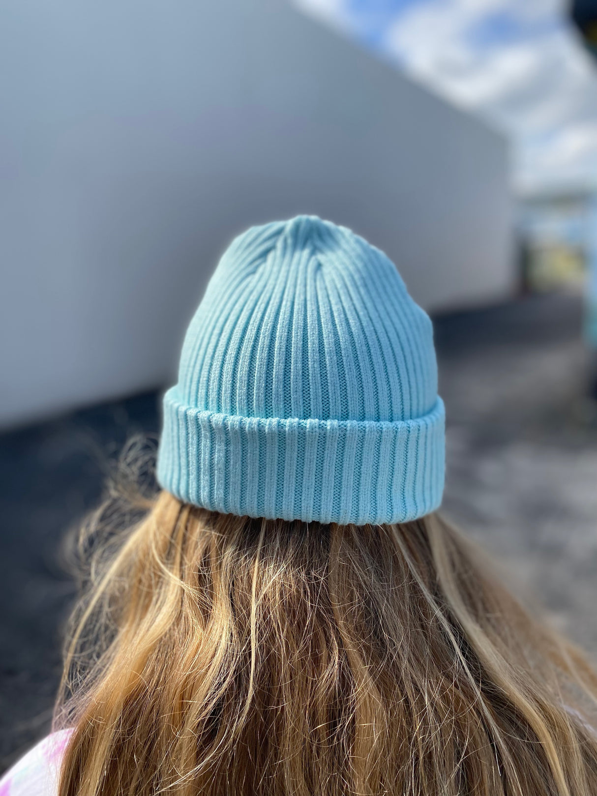 Uflex Short Skull Cable Knit Beanie