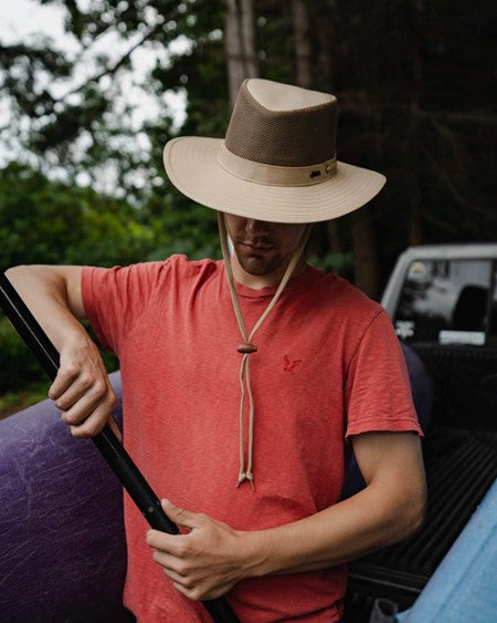 River Guide Mesh Wide-brim Hat