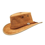 Barmah Foldaway Suede Hat Hickory