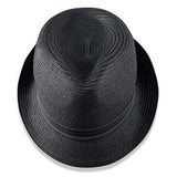 Black STITCH trilby Hatworx NZ