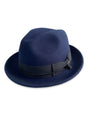 Brooklyn Wool Felt Fedora - Navy Hatworx NZ