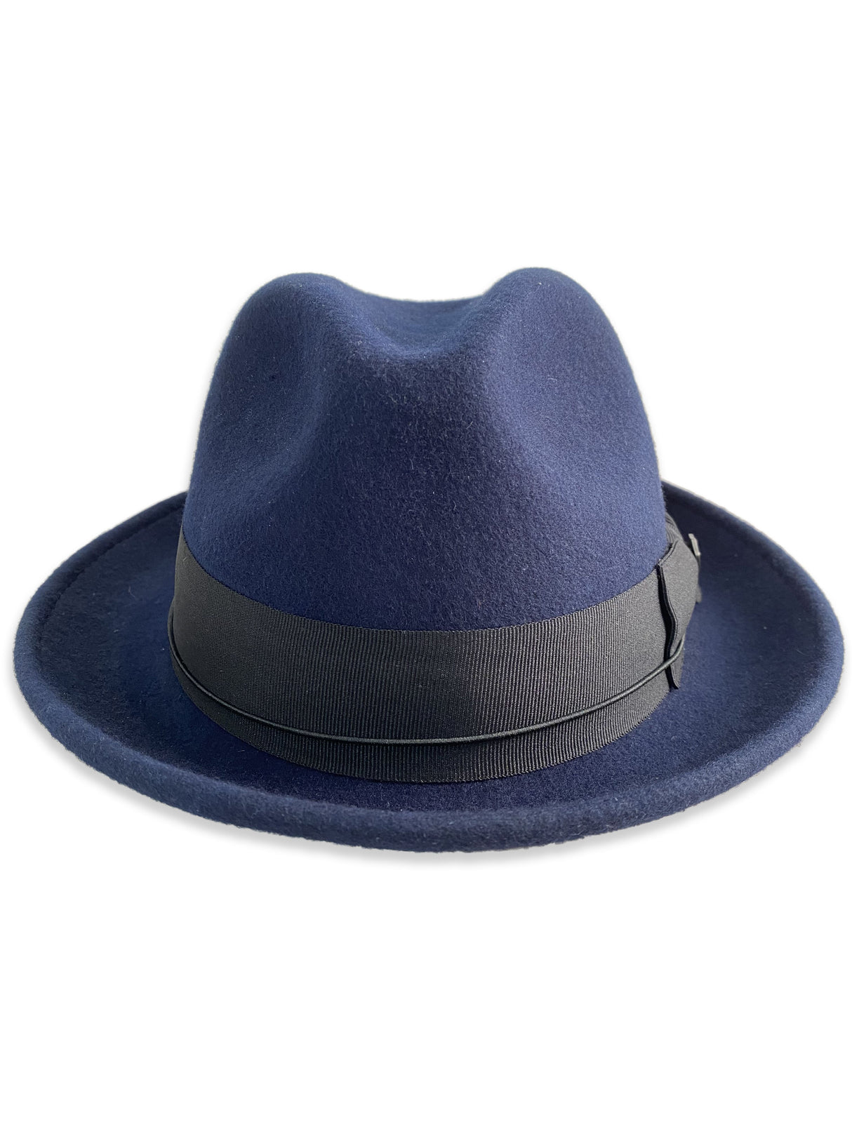 Brooklyn Wool Felt Fedora - Navy Hatworx NZ