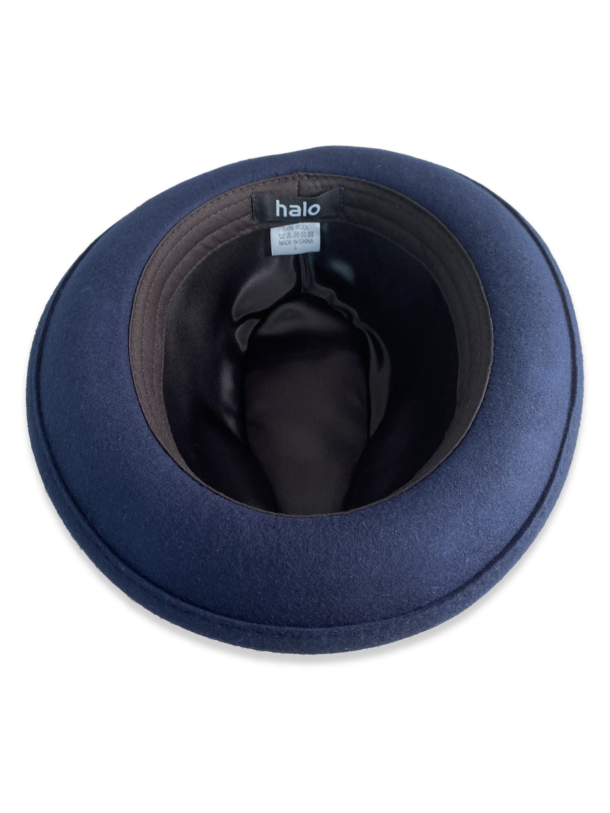 Brooklyn Wool Felt Fedora - Navy Hatworx NZ