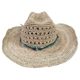 Ladies Raffia Cowgirl Hat Hatworx NZ