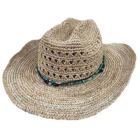 Ladies Raffia Cowgirl Hat Hatworx NZ