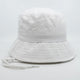 Hatworx Chin Cord Bucket Hat NZ white