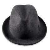 Hatworx DEAN Snap Brim Fedora NZ charcoal