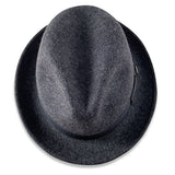 Hatworx DEAN Snap Brim Fedora NZ charcoal