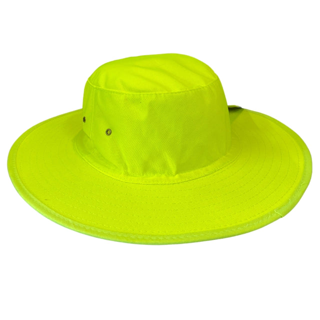 High Vis Wide Brim Hat Yellow