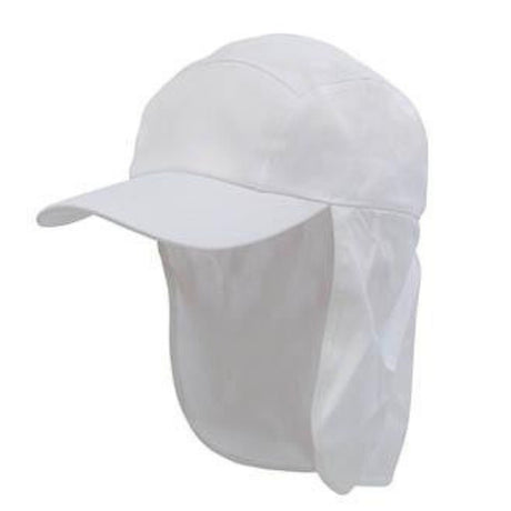 Legionnaire Poly-Cotton Drill Cap Hatworx NZ white