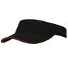 Cotton Visor Hatworx NZ black-red