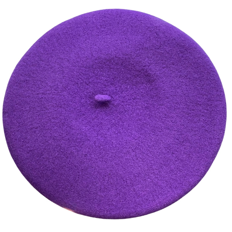 Hatworx Classic Wool Beret Buy Online NZ purple