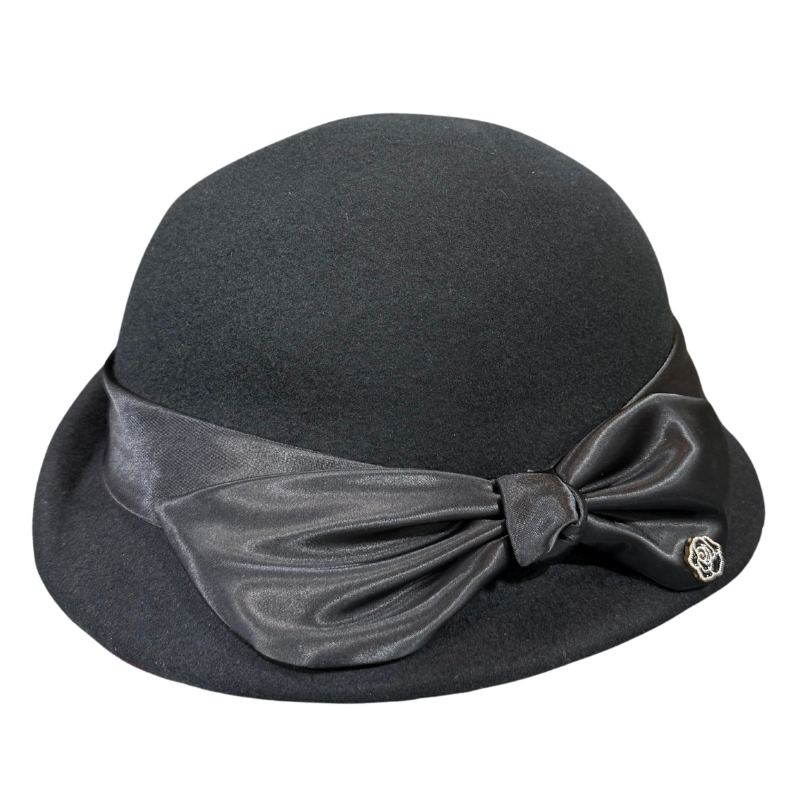 Petite Black Cloche Shop Online Hatworx NZ