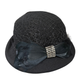 Netted Petite Black Cloche Shop Online Hatworx NZ