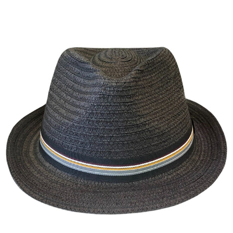 Halo Diamond Crown Trilby - Black Hatworx NZ