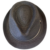 Halo Diamond Crown Trilby - Black Hatworx NZ