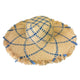 Hand Woven Blue Ribbon Raffia Widebrim Shop Online Hatworx NZ