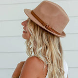 Wool Felt Trilby Hatworx NZ Camel