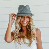 Wool Felt Trilby Hatworx NZ Grey