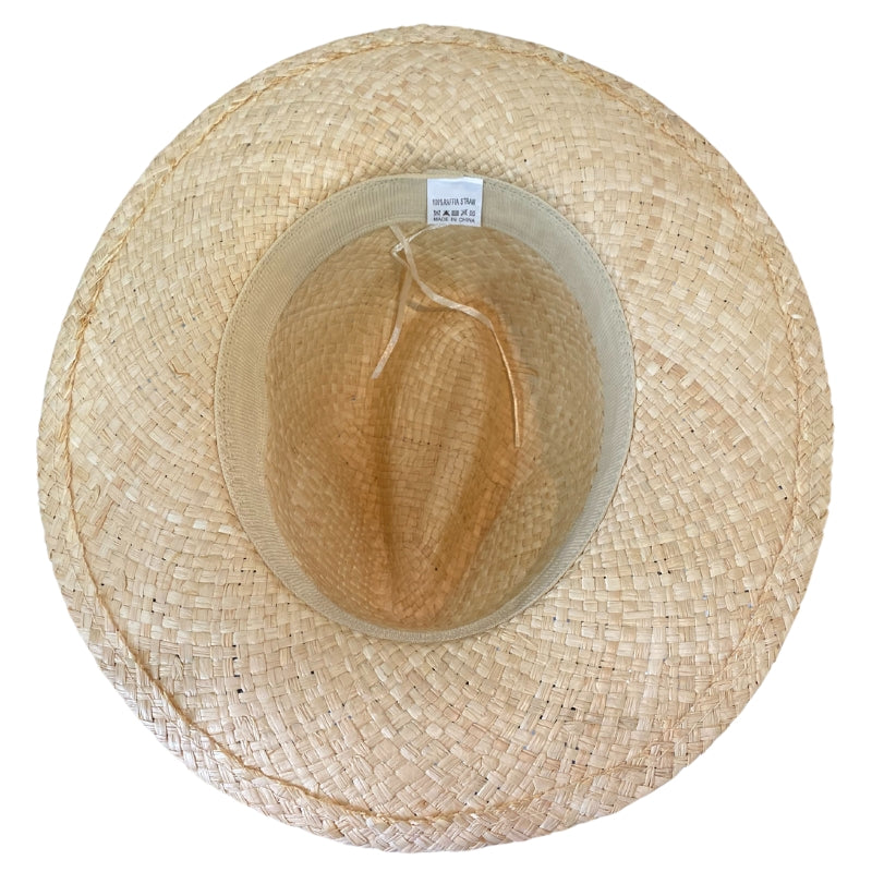 Ladies Classic Straw Fedora