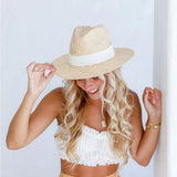 Ladies Classic Straw Fedora