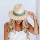 Ladies Classic Straw Fedora