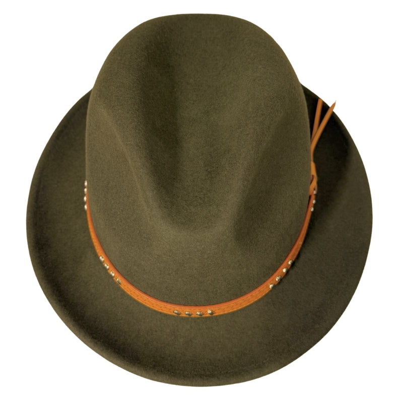 High Roller Green Trilby Shop Online Hatworx NZ