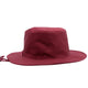 Safari Wide Brim Hat Hatworx NZ Maroon