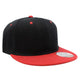 Hatworx Snapback Cap - Two Tone NZ black/red