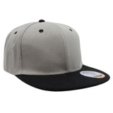 Hatworx Snapback Cap - Two Tone NZ charcoal-black