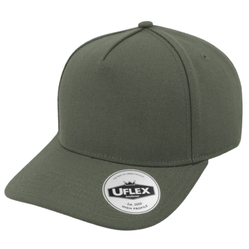 UFlex High Profile 5 Panel Cap Shop Online Hatworx NZ
