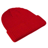 Hatworx Uflex Short Skull Cable Knit Beanie NZ red