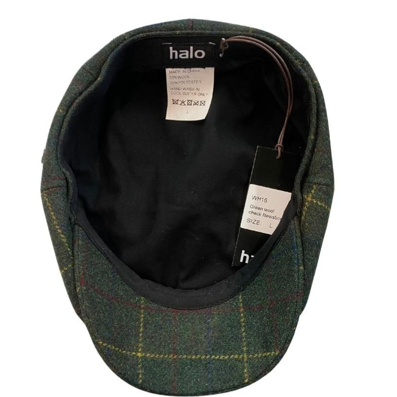 Halo Hatteras Green Wool blend Newsboy Buy Online NZ