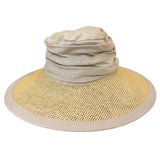 Canvas Straw Wide brim Hat Natural