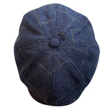 Harris Tweed Newsboy - Navy